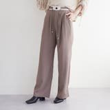 ウエスト配色切替タックパンツ | RMAF NICE CLAUP / OLIVE des OLIVE | 詳細画像1