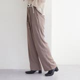 ウエスト配色切替タックパンツ | RMAF NICE CLAUP / OLIVE des OLIVE | 詳細画像10