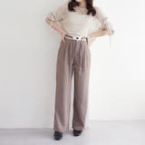 ウエスト配色切替タックパンツ | RMAF NICE CLAUP / OLIVE des OLIVE | 詳細画像13