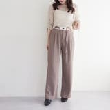 ウエスト配色切替タックパンツ | RMAF NICE CLAUP / OLIVE des OLIVE | 詳細画像14