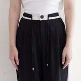 ウエスト配色切替タックパンツ | RMAF NICE CLAUP / OLIVE des OLIVE | 詳細画像20