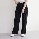 ウエスト配色切替タックパンツ | RMAF NICE CLAUP / OLIVE des OLIVE | 詳細画像3