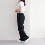 ウエスト配色切替タックパンツ | RMAF NICE CLAUP / OLIVE des OLIVE | 詳細画像8