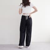 ウエスト配色切替タックパンツ | RMAF NICE CLAUP / OLIVE des OLIVE | 詳細画像9