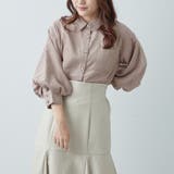 グレージュ | ミジンコール袖ボリュームブラウス | RMAF NICE CLAUP / OLIVE des OLIVE