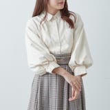 アイボリー | ミジンコール袖ボリュームブラウス | RMAF NICE CLAUP / OLIVE des OLIVE