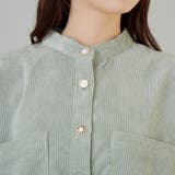 TN太コール色々釦ブラウス | RMAF NICE CLAUP / OLIVE des OLIVE | 詳細画像27