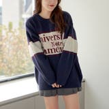 パネル配色ロゴ図案プルオーバー | RMAF NICE CLAUP / OLIVE des OLIVE | 詳細画像2