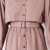 微起毛カルゼトレンチワンピース | RMAF　NICE CLAUP / OLIVE des OLIVE | 詳細画像20 