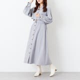 微起毛カルゼトレンチワンピース | RMAF　NICE CLAUP / OLIVE des OLIVE | 詳細画像4 