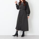 微起毛カルゼトレンチワンピース | RMAF　NICE CLAUP / OLIVE des OLIVE | 詳細画像8 