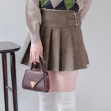 サイドベルト加工合皮ミニスカート | RMAF　NICE CLAUP / OLIVE des OLIVE | 詳細画像2 