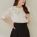 襟刺しゅうレースブラウス | RMAF NICE CLAUP / OLIVE des OLIVE | 詳細画像2