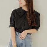 襟刺しゅうレースブラウス | RMAF NICE CLAUP / OLIVE des OLIVE | 詳細画像1