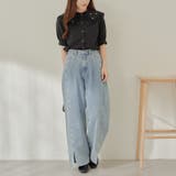 襟刺しゅうレースブラウス | RMAF NICE CLAUP / OLIVE des OLIVE | 詳細画像14