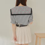 襟刺しゅうレースブラウス | RMAF NICE CLAUP / OLIVE des OLIVE | 詳細画像21