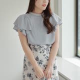 衿ビジューラッフルブラウス | RMAF NICE CLAUP / OLIVE des OLIVE | 詳細画像2