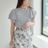 衿ビジューラッフルブラウス | RMAF NICE CLAUP / OLIVE des OLIVE | 詳細画像3