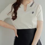 スキッパーポロニット | RMAF NICE CLAUP / OLIVE des OLIVE | 詳細画像1