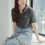 チャコール | スキッパーポロニット | RMAF NICE CLAUP / OLIVE des OLIVE