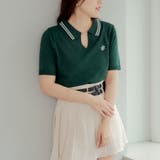 グリーン | スキッパーポロニット | RMAF NICE CLAUP / OLIVE des OLIVE