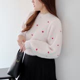 フェザーハート刺繍プルオーバー | RMAF NICE CLAUP / OLIVE des OLIVE | 詳細画像4