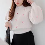 フェザーハート刺繍プルオーバー | RMAF NICE CLAUP / OLIVE des OLIVE | 詳細画像5