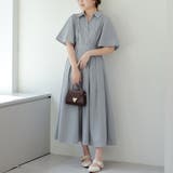 袖フレアスキッパーワンピ | RMAF NICE CLAUP / OLIVE des OLIVE | 詳細画像1