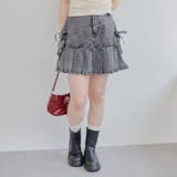 カーゴリボンミニスカート | RMAF NICE CLAUP / OLIVE des OLIVE | 詳細画像23