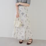 【セットアップ対応】ぼかし花柄マーメイドスカート | RMAF NICE CLAUP / OLIVE des OLIVE | 詳細画像10