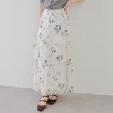 【セットアップ対応】ぼかし花柄マーメイドスカート | RMAF NICE CLAUP / OLIVE des OLIVE | 詳細画像11
