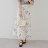 【セットアップ対応】ぼかし花柄マーメイドスカート | RMAF NICE CLAUP / OLIVE des OLIVE | 詳細画像12