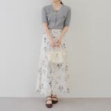 【セットアップ対応】ぼかし花柄マーメイドスカート | RMAF NICE CLAUP / OLIVE des OLIVE | 詳細画像14