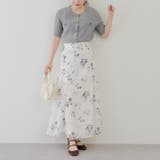 【セットアップ対応】ぼかし花柄マーメイドスカート | RMAF NICE CLAUP / OLIVE des OLIVE | 詳細画像15