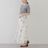 【セットアップ対応】ぼかし花柄マーメイドスカート | RMAF NICE CLAUP / OLIVE des OLIVE | 詳細画像17
