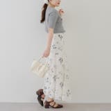 【セットアップ対応】ぼかし花柄マーメイドスカート | RMAF NICE CLAUP / OLIVE des OLIVE | 詳細画像18