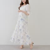 【セットアップ対応】ぼかし花柄マーメイドスカート | RMAF NICE CLAUP / OLIVE des OLIVE | 詳細画像25