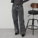 リボン刺しゅうデニム | RMAF NICE CLAUP / OLIVE des OLIVE | 詳細画像1