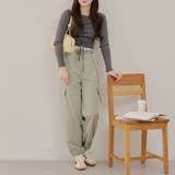 レースストラップ付カーゴパンツ | NICE CLAUP / OLIVE des OLIVE　OUTLET | 詳細画像7 