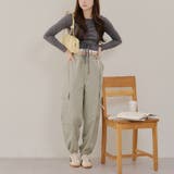 レースストラップ付カーゴパンツ | NICE CLAUP / OLIVE des OLIVE　OUTLET | 詳細画像8 