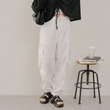 レースストラップ付カーゴパンツ | NICE CLAUP / OLIVE des OLIVE　OUTLET | 詳細画像17 