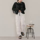 レースストラップ付カーゴパンツ | NICE CLAUP / OLIVE des OLIVE　OUTLET | 詳細画像24 