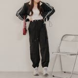 レースストラップ付カーゴパンツ | NICE CLAUP / OLIVE des OLIVE　OUTLET | 詳細画像34 