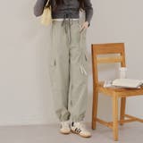 レースストラップ付カーゴパンツ | NICE CLAUP / OLIVE des OLIVE　OUTLET | 詳細画像4 