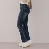 【2サイズ展開】サイドレースアップセミフレアデニム | RMAF NICE CLAUP / OLIVE des OLIVE | 詳細画像74