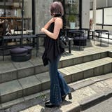 【2サイズ展開】サイドレースアップセミフレアデニム | RMAF NICE CLAUP / OLIVE des OLIVE | 詳細画像22