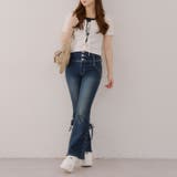 【2サイズ展開】サイドレースアップセミフレアデニム | RMAF NICE CLAUP / OLIVE des OLIVE | 詳細画像76