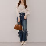 【2サイズ展開】サイドレースアップセミフレアデニム | RMAF NICE CLAUP / OLIVE des OLIVE | 詳細画像80