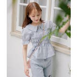 【韓国風コーデ】10色展開、シャーリング衿付ブラウス | RMAF NICE CLAUP / OLIVE des OLIVE | 詳細画像71
