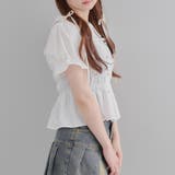【韓国風コーデ】シャーリング衿付ブラウス | RMAF NICE CLAUP / OLIVE des OLIVE | 詳細画像12